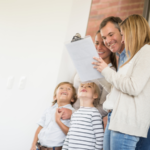 Family Buying Home